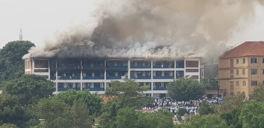 PHOTOS: Property Destroyed as Namirembe Hillside School Dormitory Catches Fire