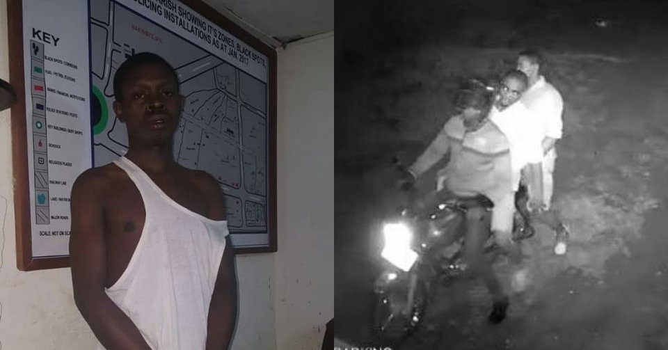 Police Arrests Suspect in Murder of Boda Boda Cyclist Captured by CCTV Camera