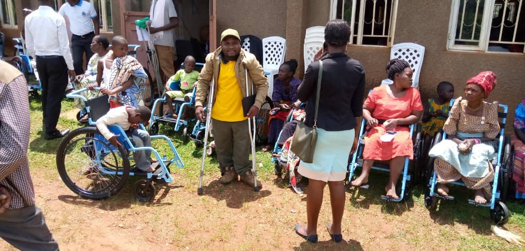 Buikwe PWDs Get Mobility Equipments