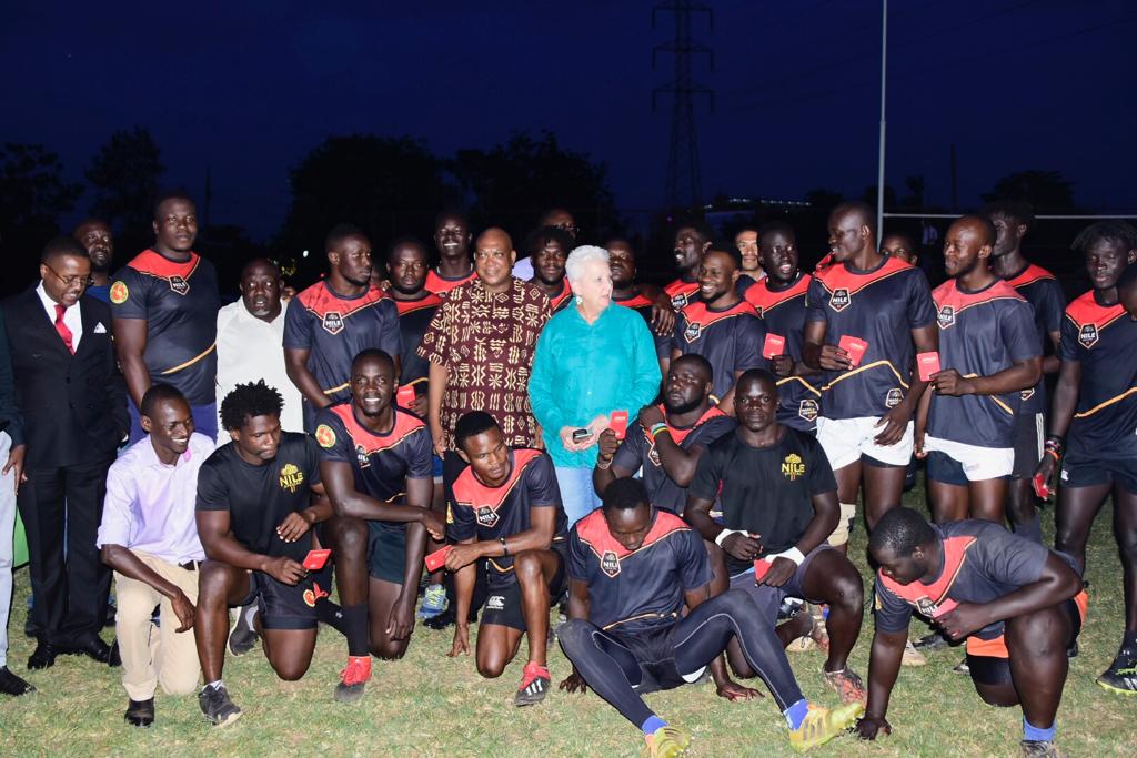 PHOTOS: American Ambassador Malac Attends Rugby Cranes Training Ahead of Zimbabwe Clash
