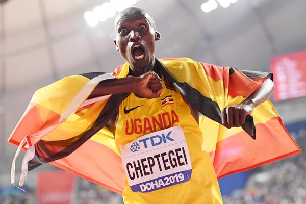 Joshua Cheptegei Wins Men’s 10000M at IAAF World Championships