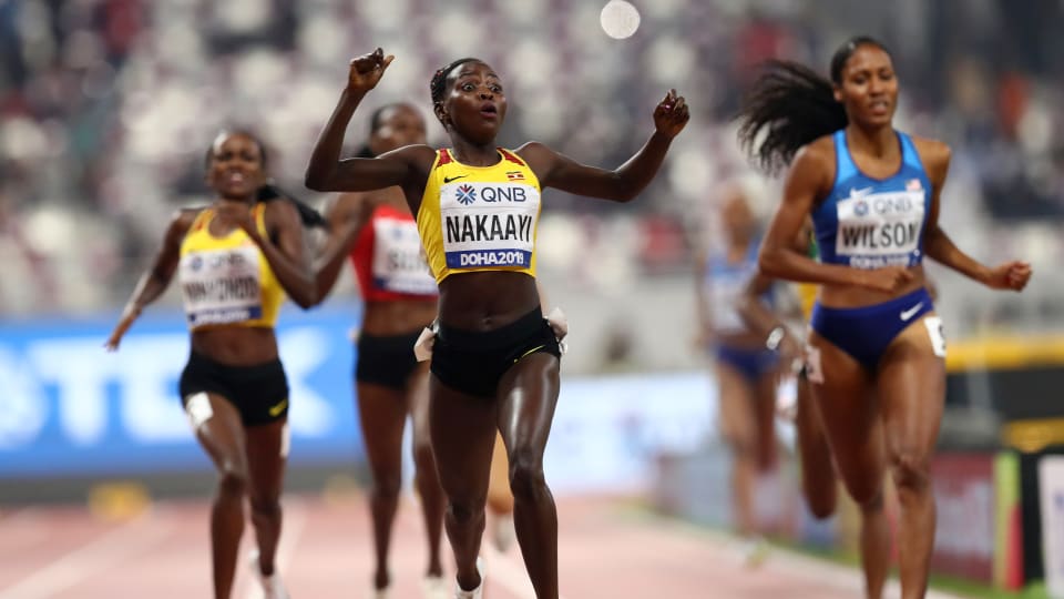 Uganda’s Halimah Nakaayi Wins Women’s 800M at IAAF World Championships