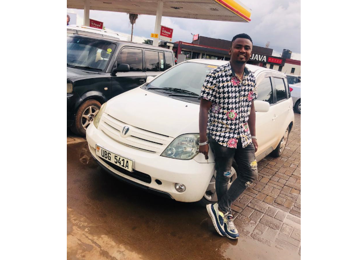 TV Star Douglas Lwanga Gifts Purple Party Brand Manager with New Car