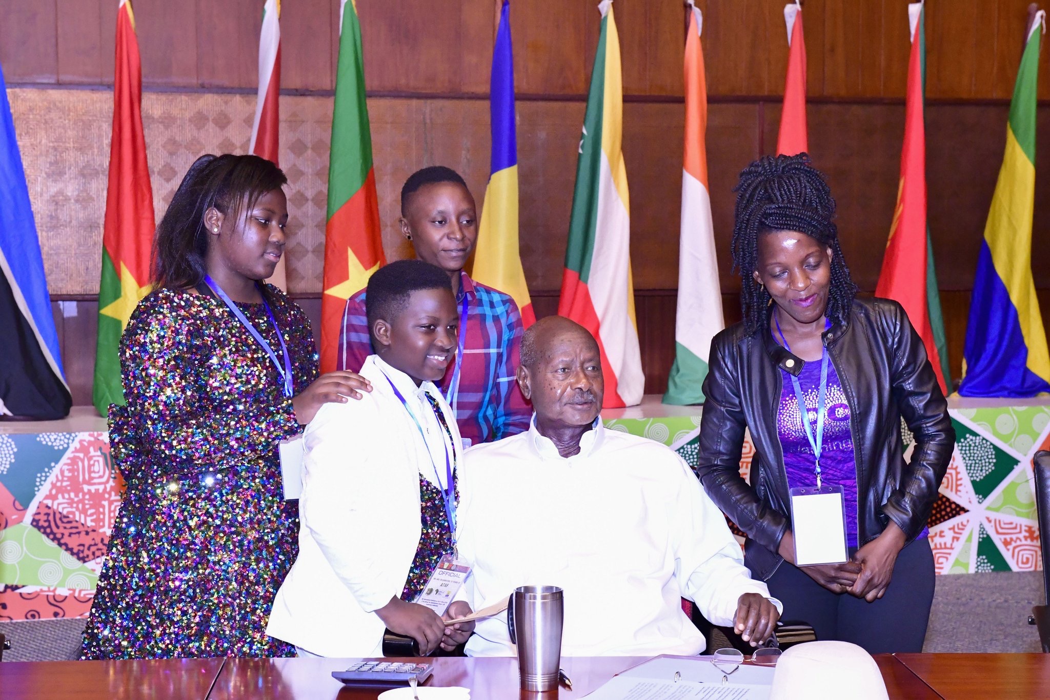 EAGT 2019 Winners Esther and Ezekiel Meet President Museveni