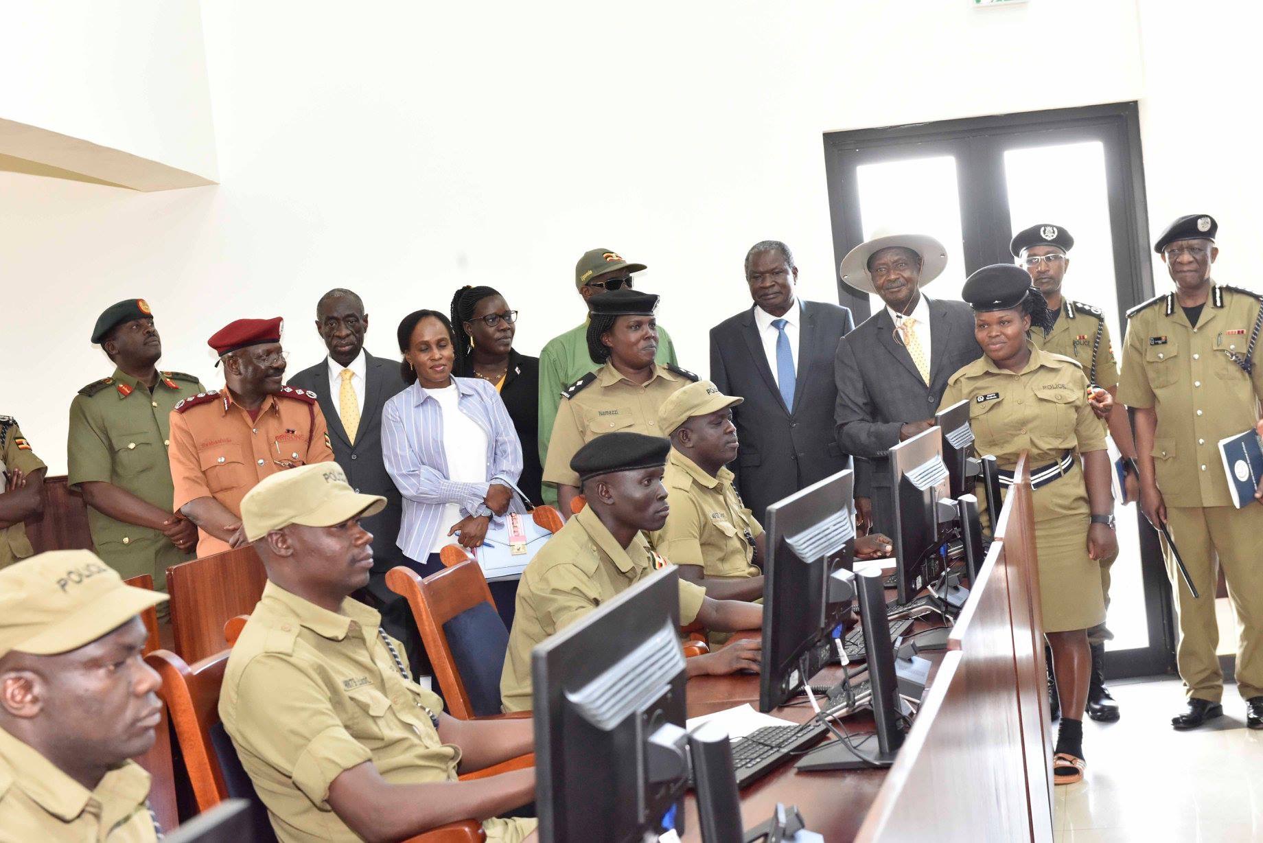 Museveni Commisions CCTV Camera Command Centre