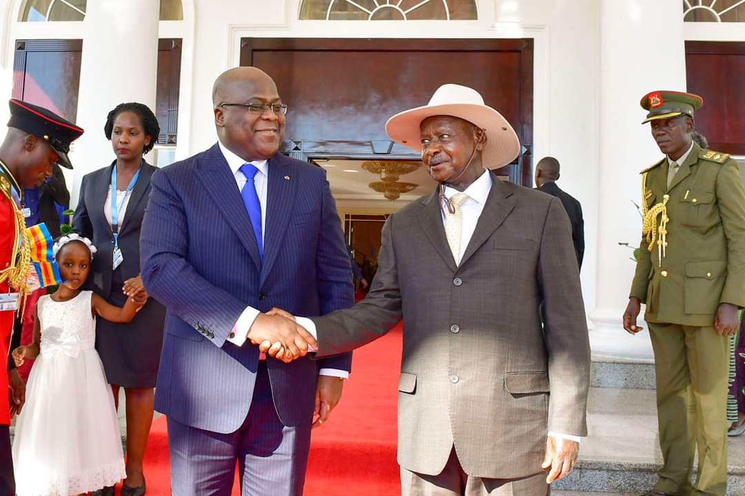 DR Congo President Tshisekedi in Uganda on Two-Day State Visit