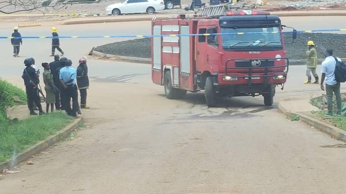 Police Seals off Mulago Roundabout Over Fears of Gas Cylinder Explosion