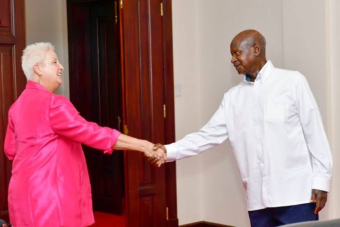 President Museveni Bids Farewell to Amb. Deborah Malac