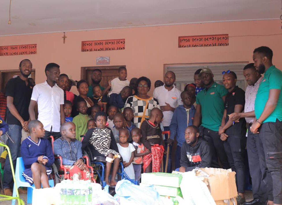 Comedy Store Donates Items, Cash to Katalemwa Kids’ Rehabilitation Center