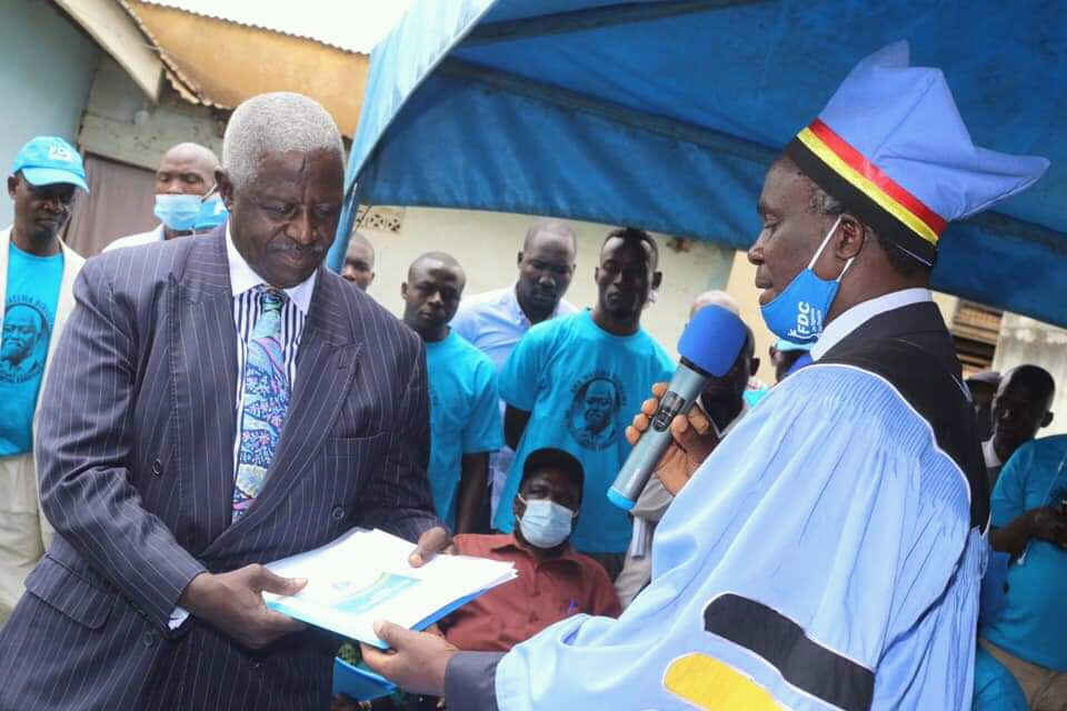 Wasswa Bigirwa Picks Nomination Forms for FDC Presidential Flag Bearer