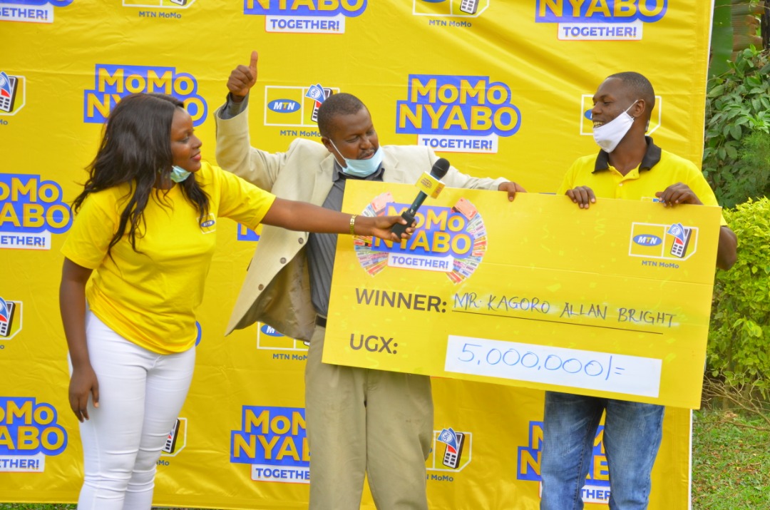 Fort Portal Resort Owner Wins Shs 5million in MTN MoMoNyabo Promo