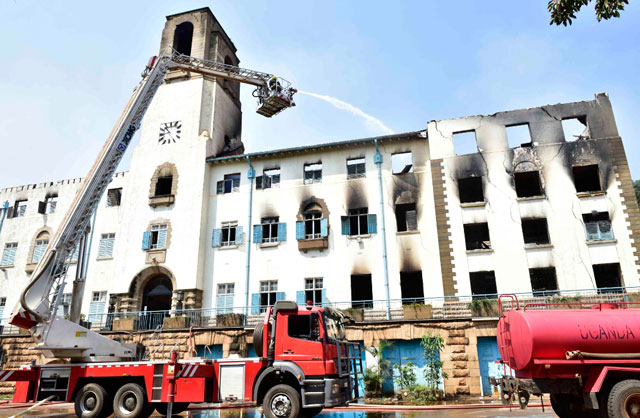 Nawangwe’s Office, Main Hall Were Not Destroyed by Makerere Fire