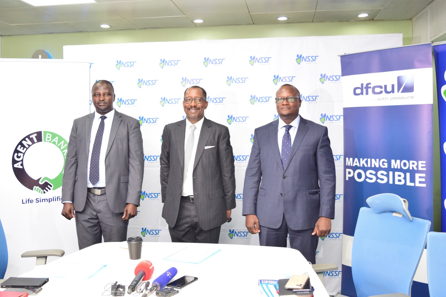 NSSF Partners with dfcu Bank to Unveil Agency Model for Social Security Transactions