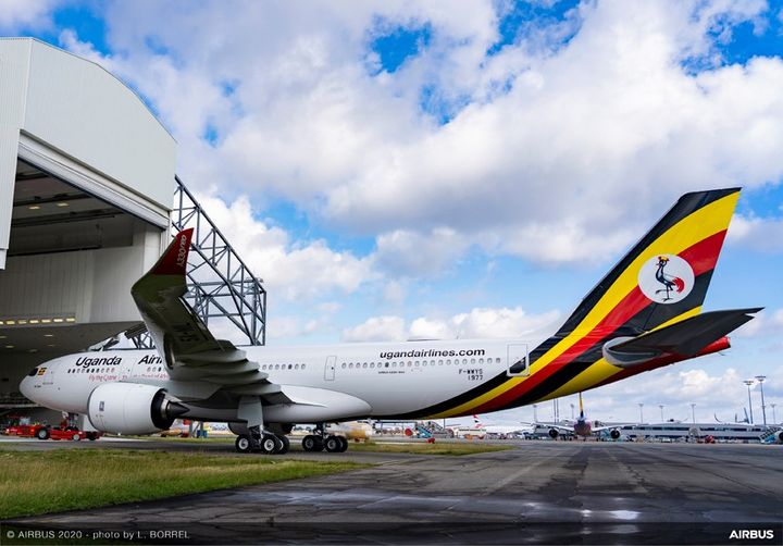 PHOTO: Uganda Airlines’ New Airbus A330neo Ready to Fly in