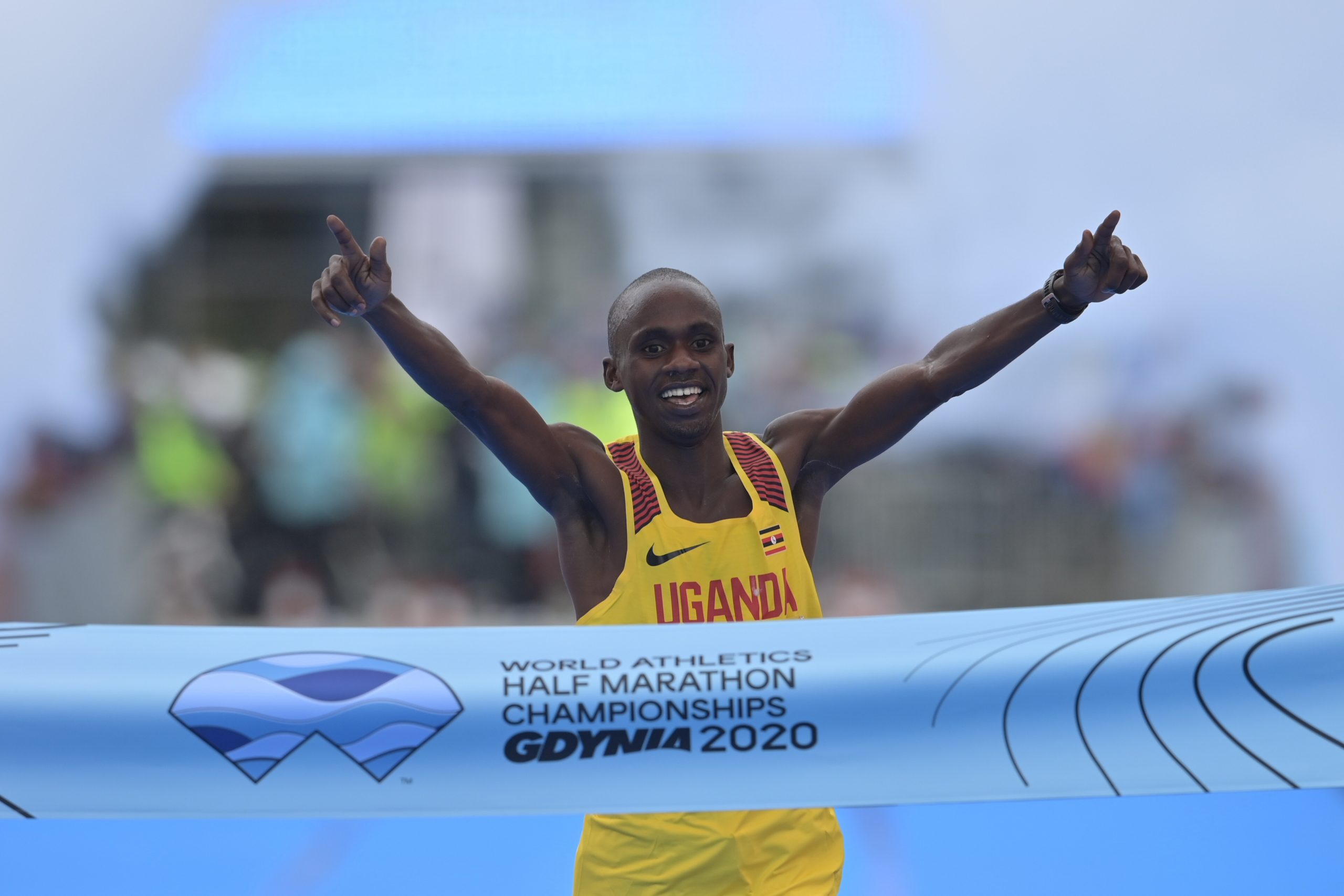 BREAKING! Jacob Kiplimo Wins World Half Marathon, Breaks National Record