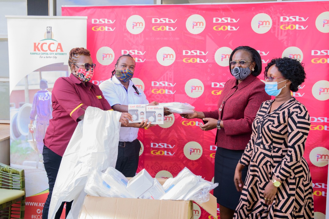 MultiChoice Uganda Donates Protective Equipment to KCCA, National Task Force to Fight COVID-19