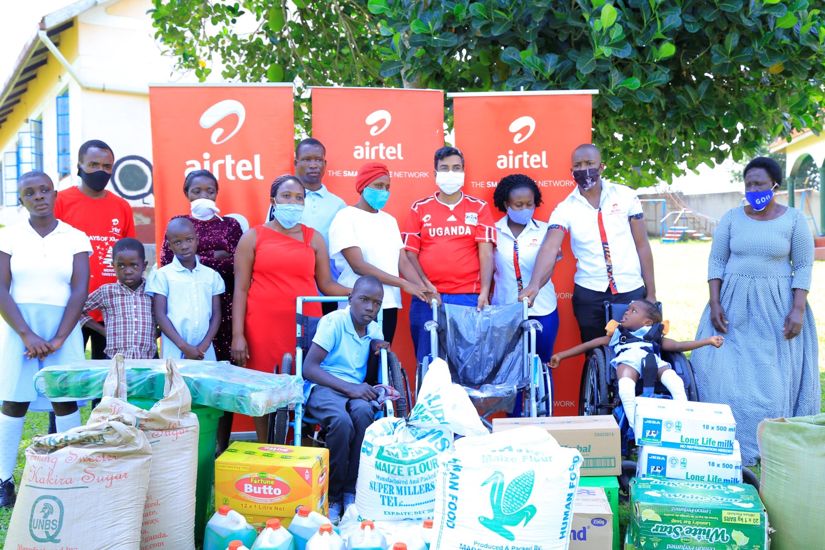 Airtel Uganda Spreads Christmas Joy to the Under Privileged