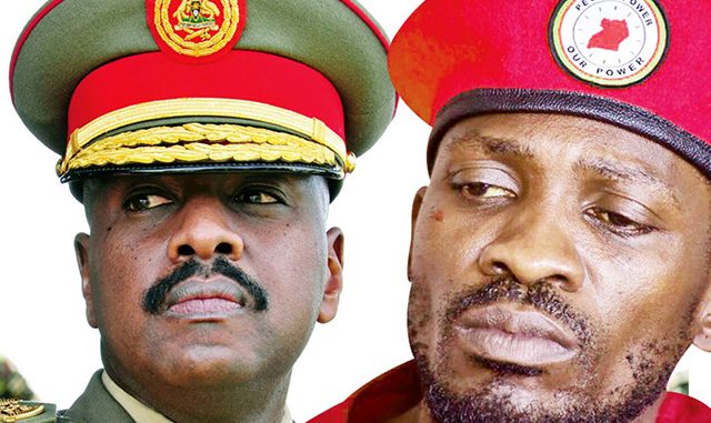 Bobi Wine Trying to be a Soldier with No Training – Muhoozi Keinerugaba