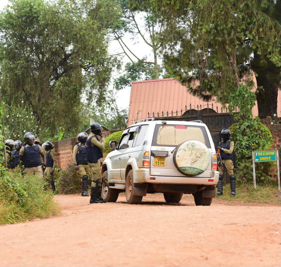 Police Admits to Shielding Off Bobi Wine’s Residence, Controlling Who Gets Access to Him