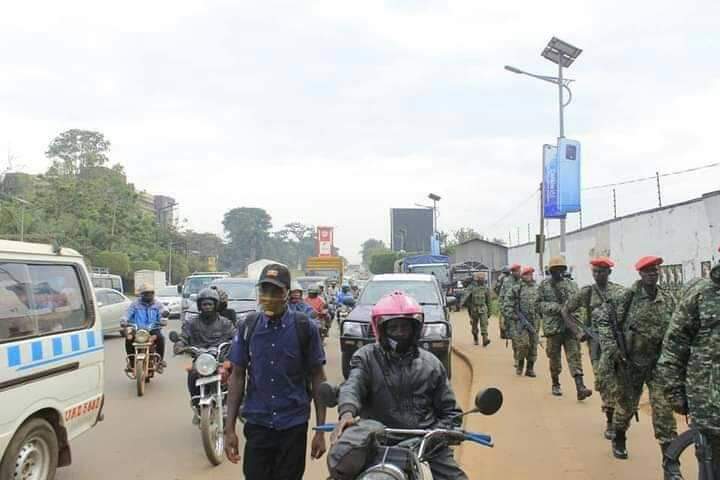 Military Deployed on Major Road Junctions Around Kampala