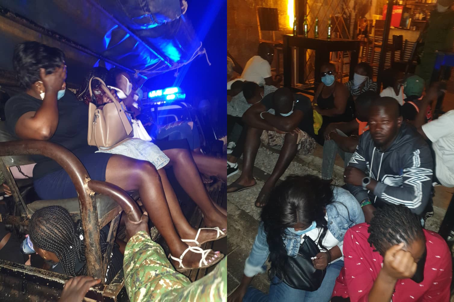 PHOTOS: 86 Arrested from Levels, Garage Bars in Curfew Enforcement