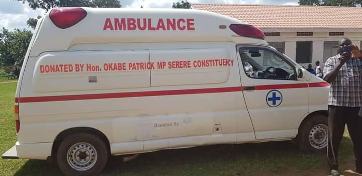 MP Okabe to Donate Two More Ambulances to Serere County