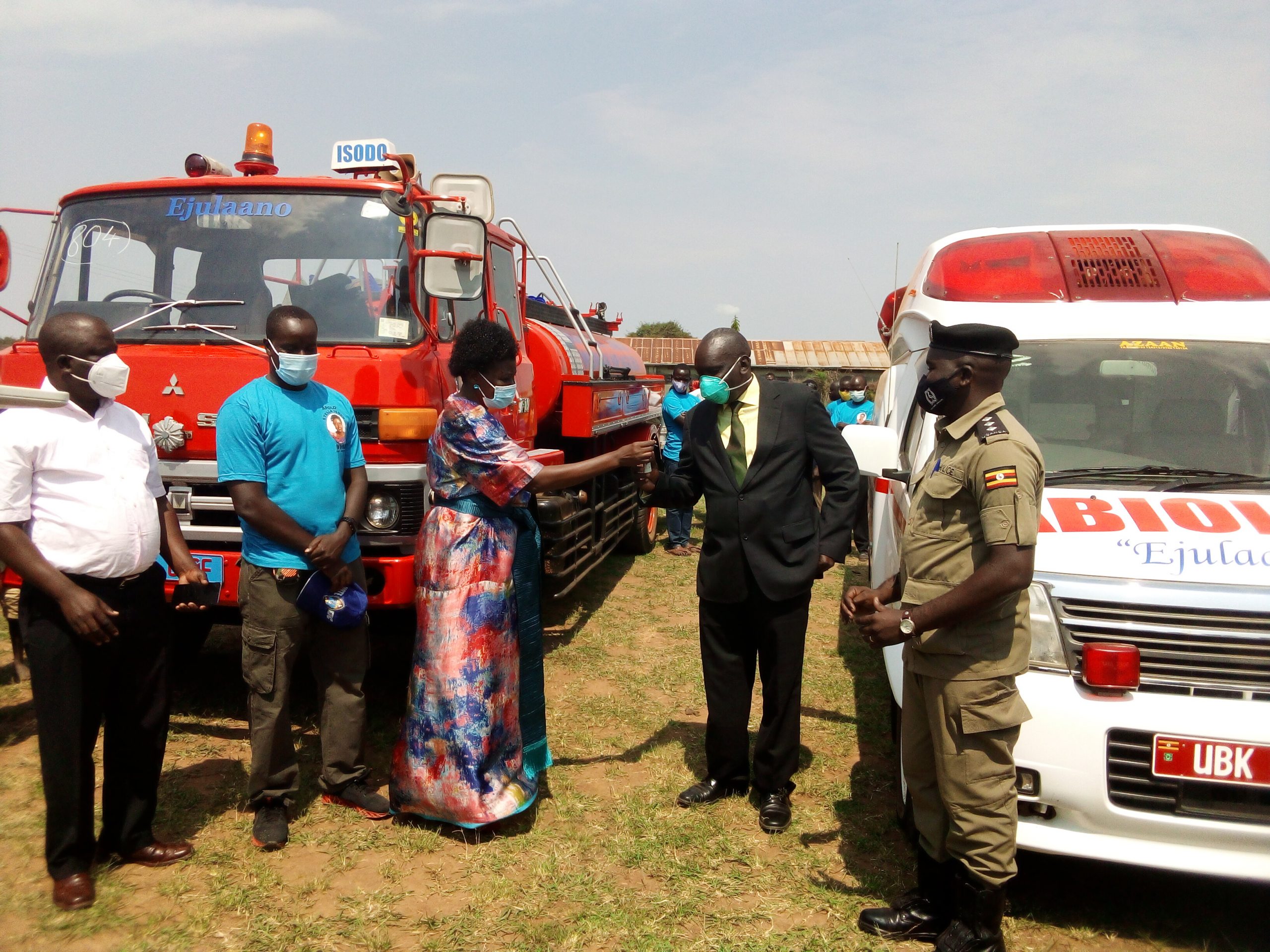 Ngora Woman MP Donates Ambulance, Water Bowser to District COVID-19 Taskforce