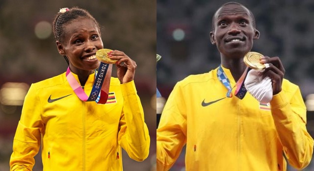 Gold Medalists Chemutai, Cheptegei Promoted in Police