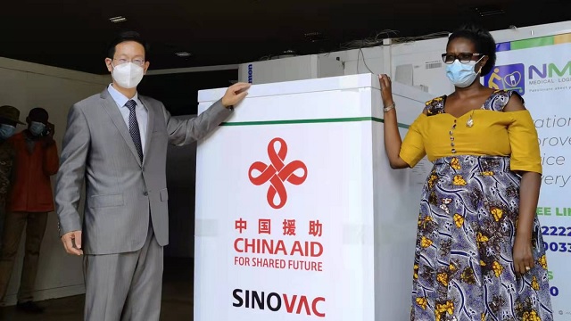 Uganda Receives 700,000 Doses of Sinovac Covid-19 Vaccine