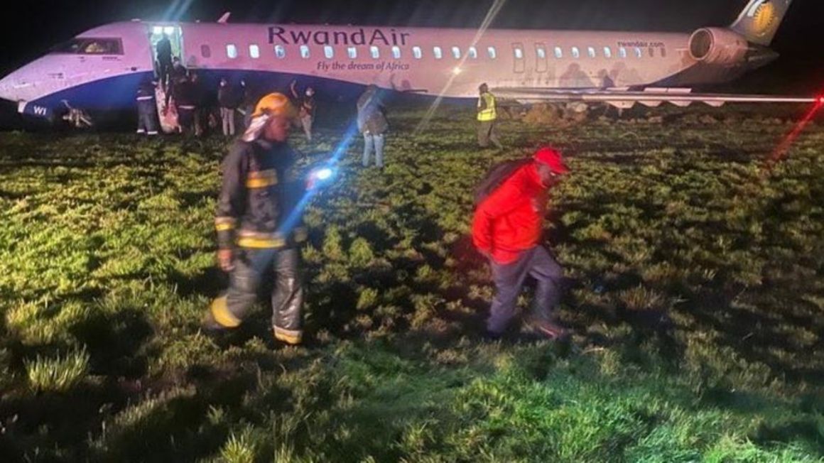 Rwandair Speaks Out on Passenger Plane Skidding Off Runway at Entebbe Airport