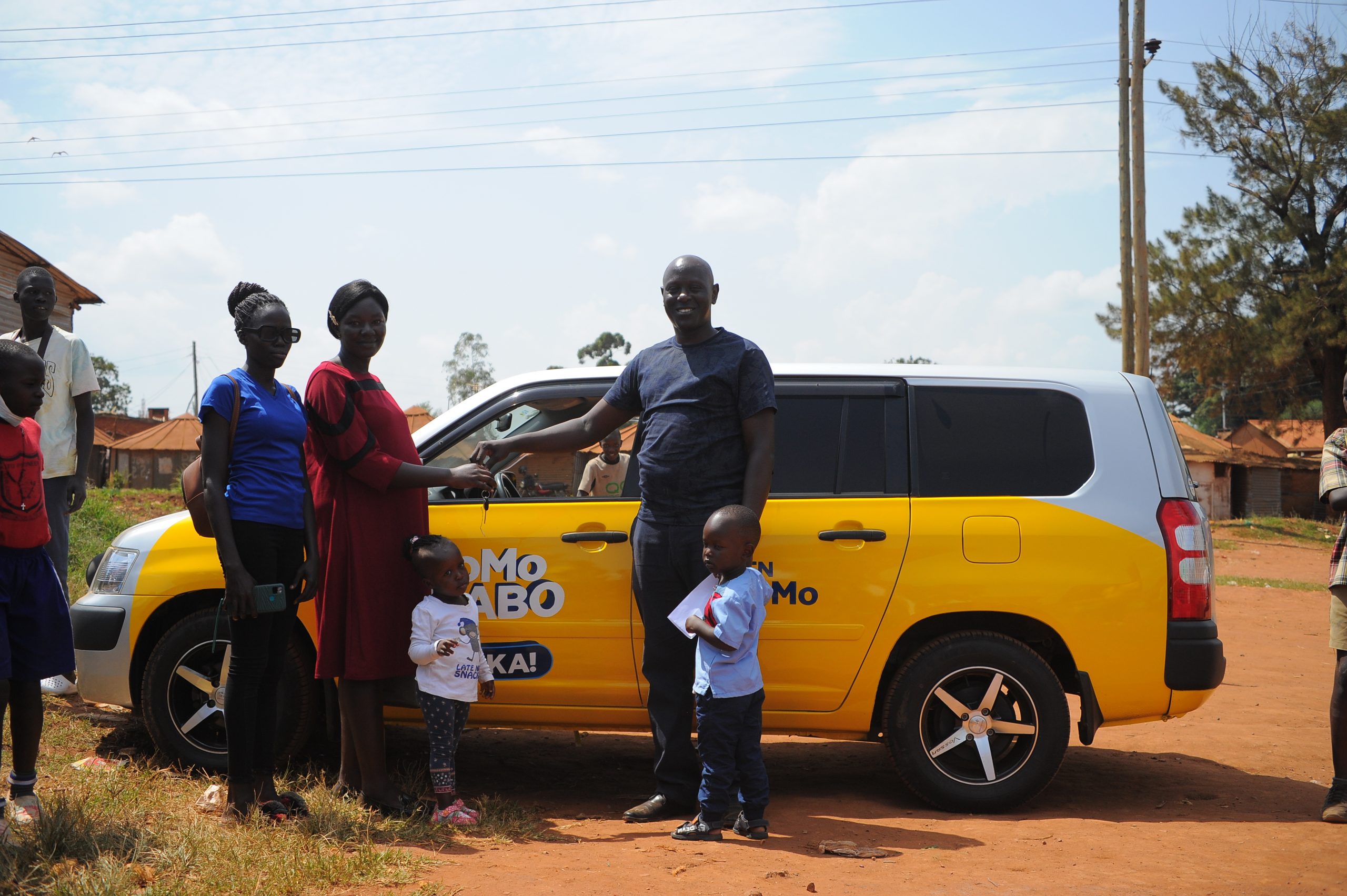 Celebrations Continue as MTN MoMo Nyabo Winners Receive Brand New Toyota Succeed Cars