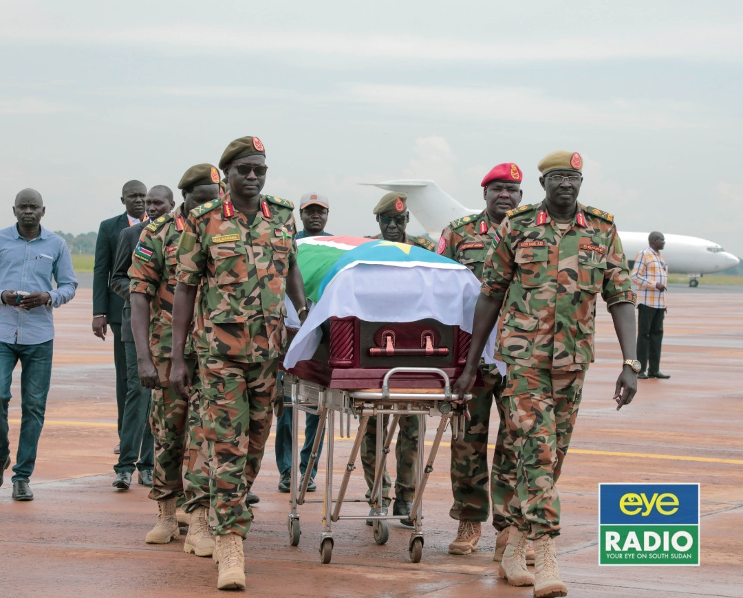 PHOTOS: South Sudan War Hero Gen. Alfred Akwoch Given State Burial