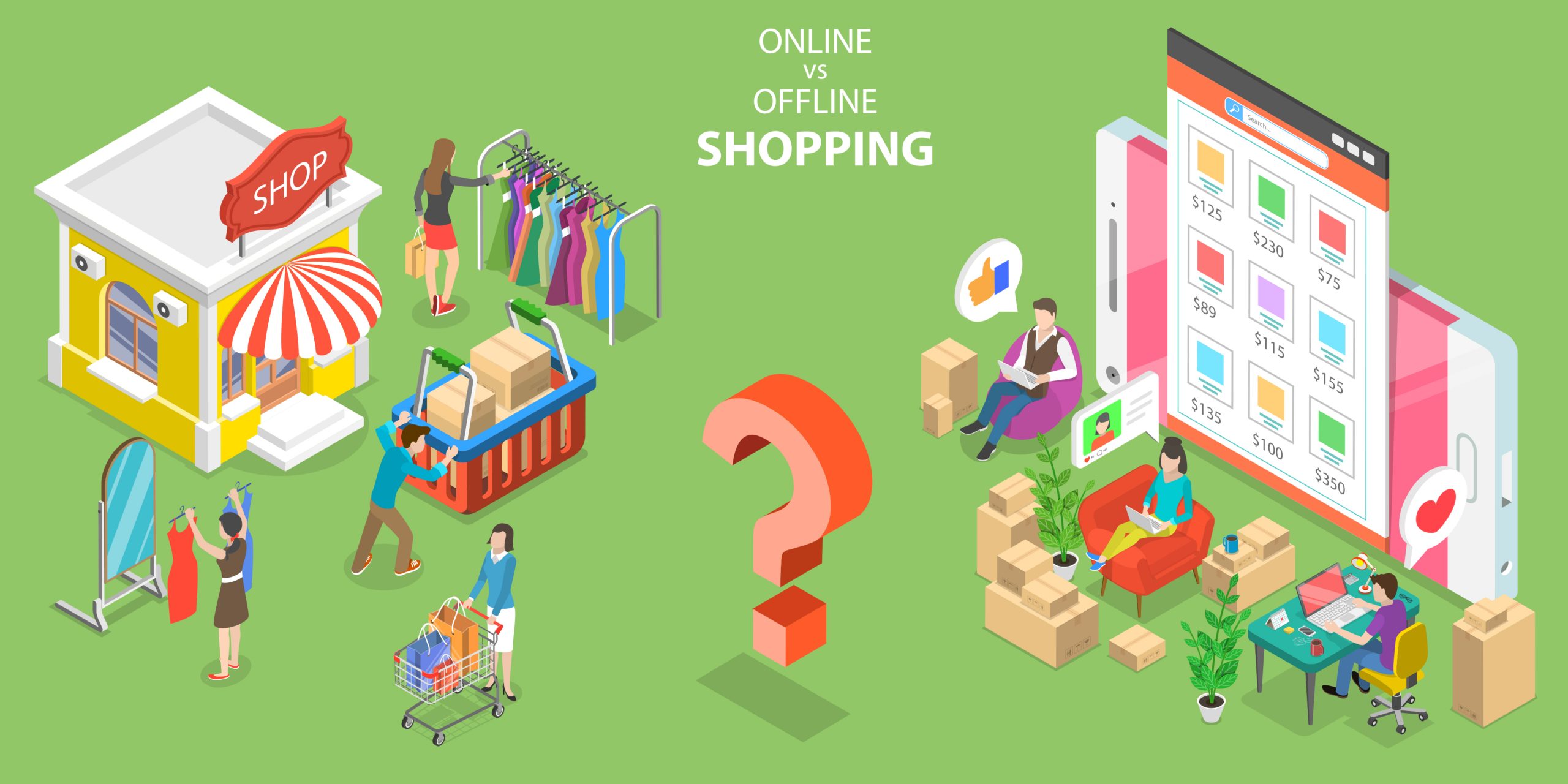 Physical stores vs online shopping. What are the pros and cons?
