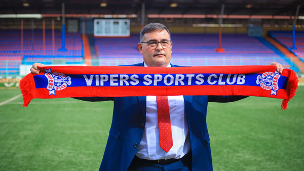 Vipers SC Sack Head Coach Bianchi
