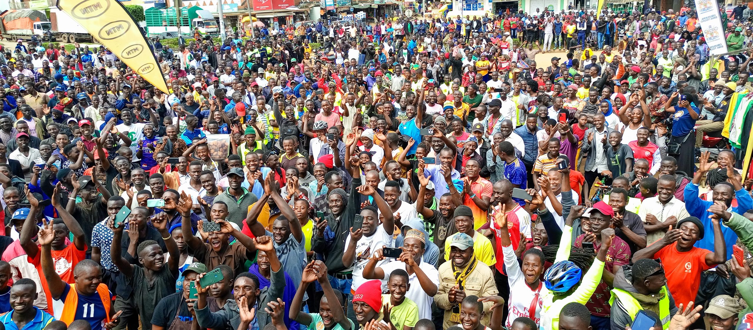 Thrilling MTN Tooro Bicycle Races Captivate Fort Portal City, Inspiring City Dwellers