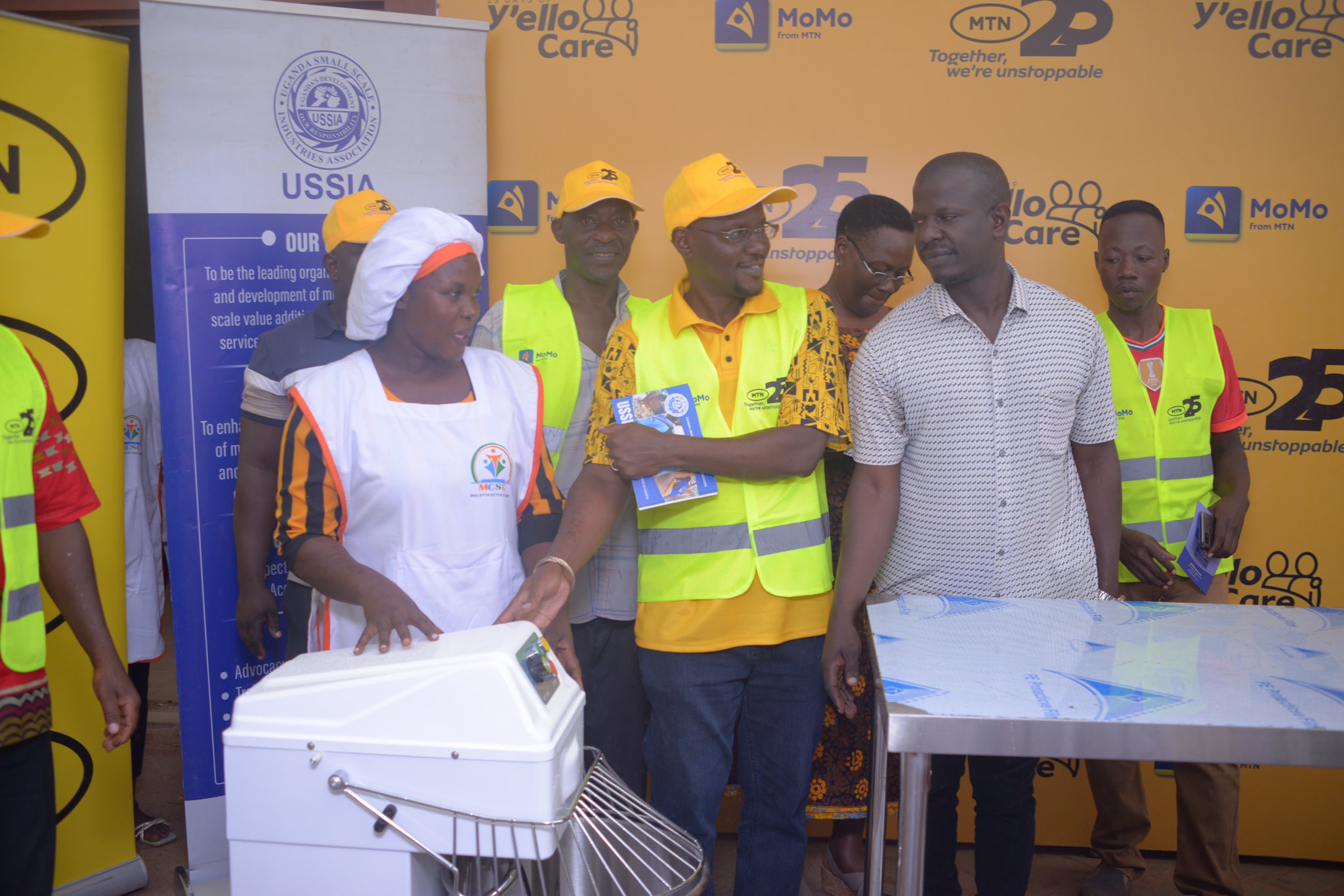 MTN Uganda, USSIA Extends Support to Mulungi Confectionary and Skilling Center in Mukono District