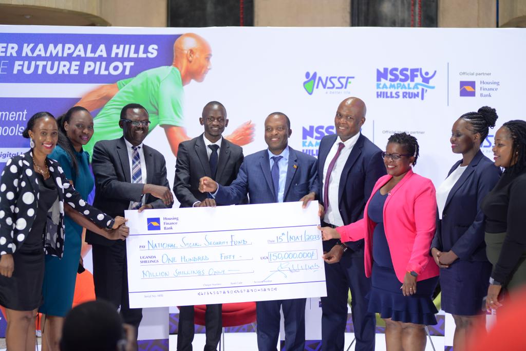 Housing Finance Bank Gives a Shs 150M Boost to 2023 NSSF Kampala Hills Run