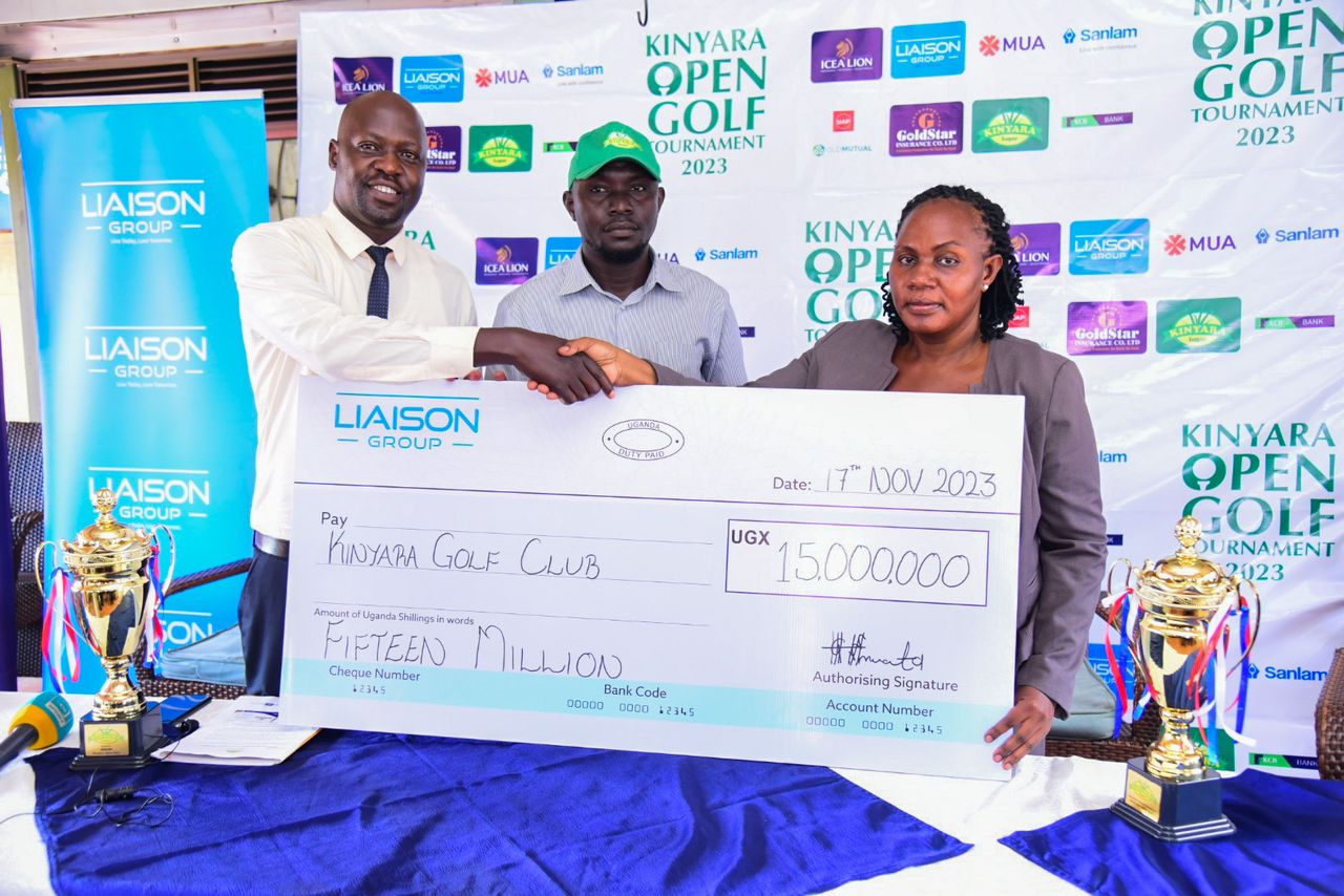 Liaison Uganda Insurance Brokers Bankroll Kinyara Golf Tournament of 2023.