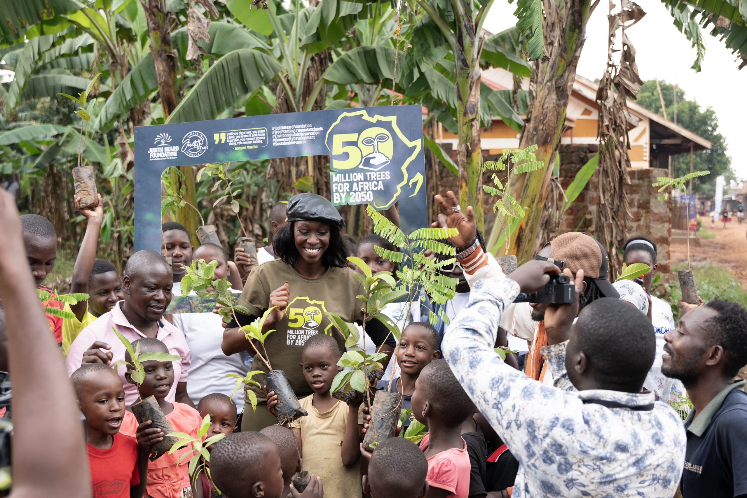 Judith Heard Launches 50 Million Trees for Africa ahead of Green Carpet Fashion Awards in USA