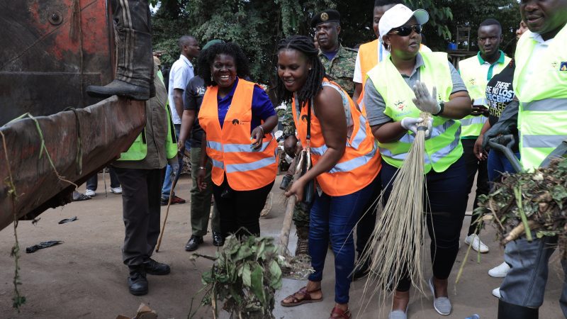 Centenary Bank and Pamoja Foundation Join Hands to Keep Nakawa Market Clean
