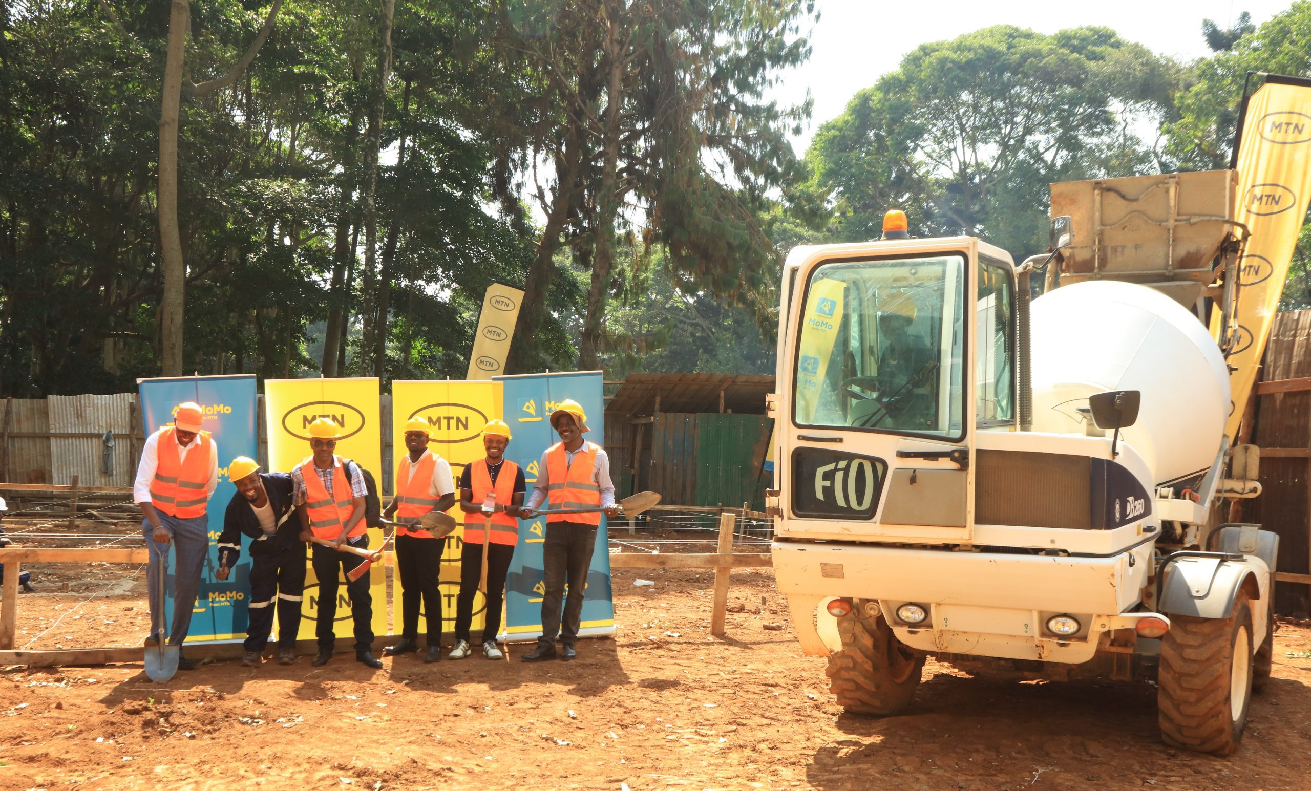 MTN Uganda Breaks Ground for New MTN Halfway House at Entebbe Club