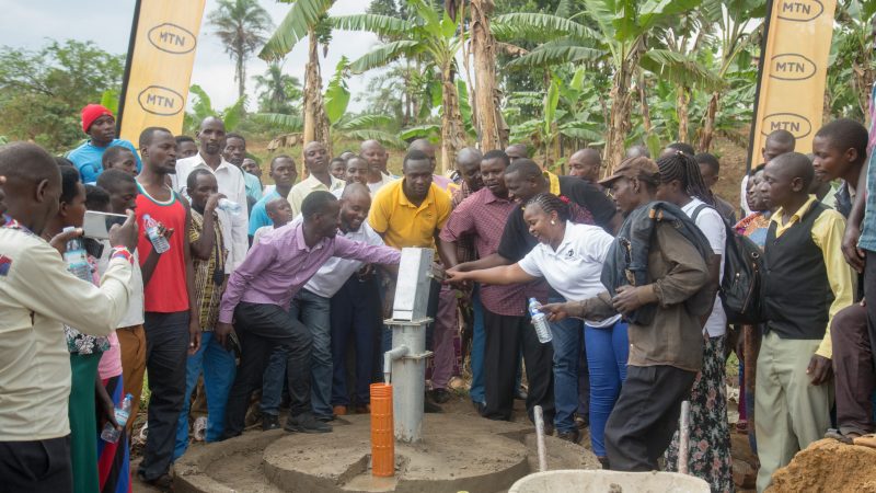 MTN Uganda Enhances Community Empowerment with a Water Project in Kyaka