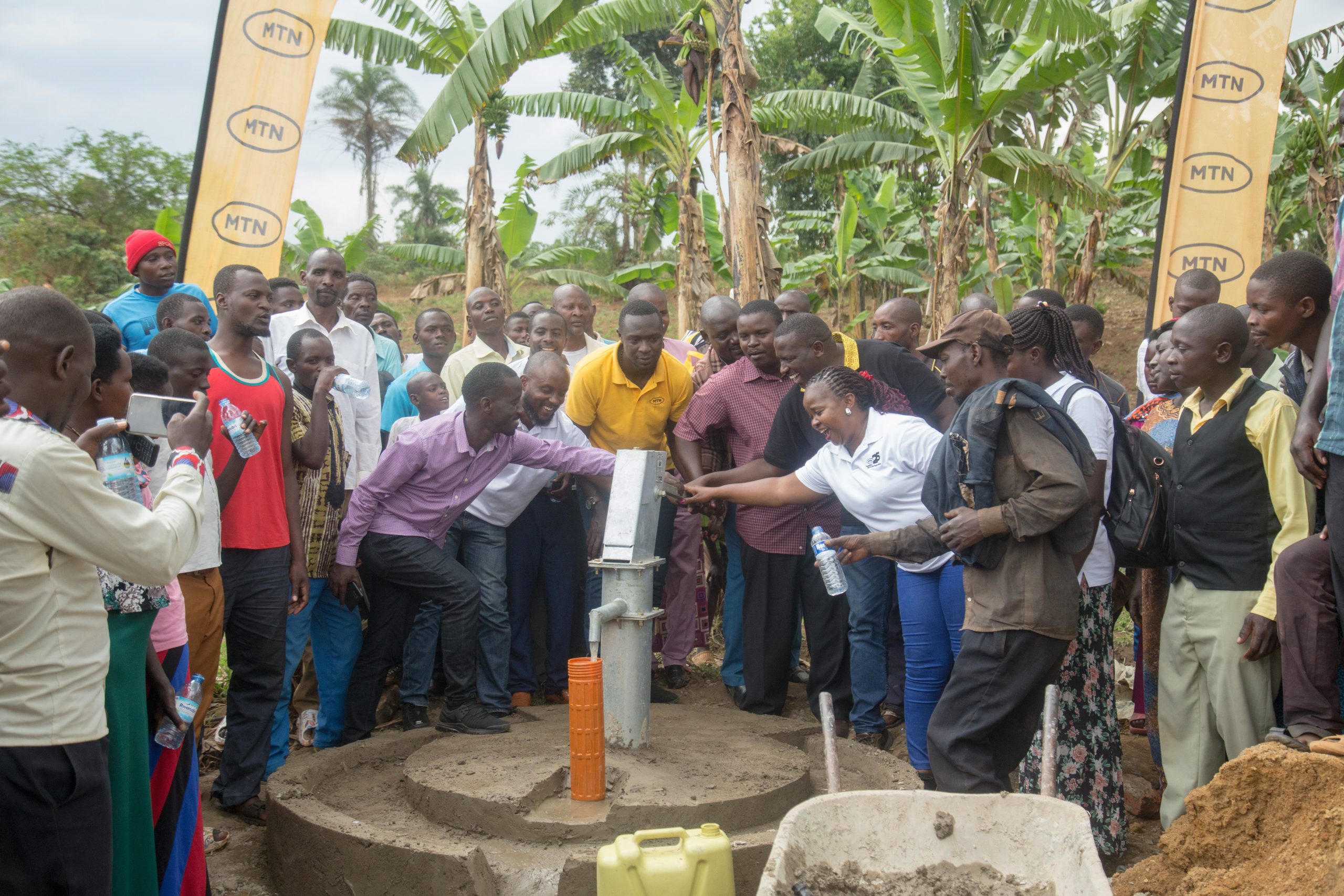 MTN Uganda Enhances Community Empowerment with a Water Project in Kyaka