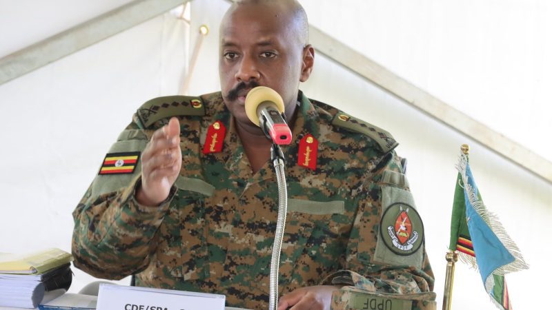 CDF Muhoozi Kainerugaba Urges Troops to Always Leave a Positive and Indelible Impact on UPDF