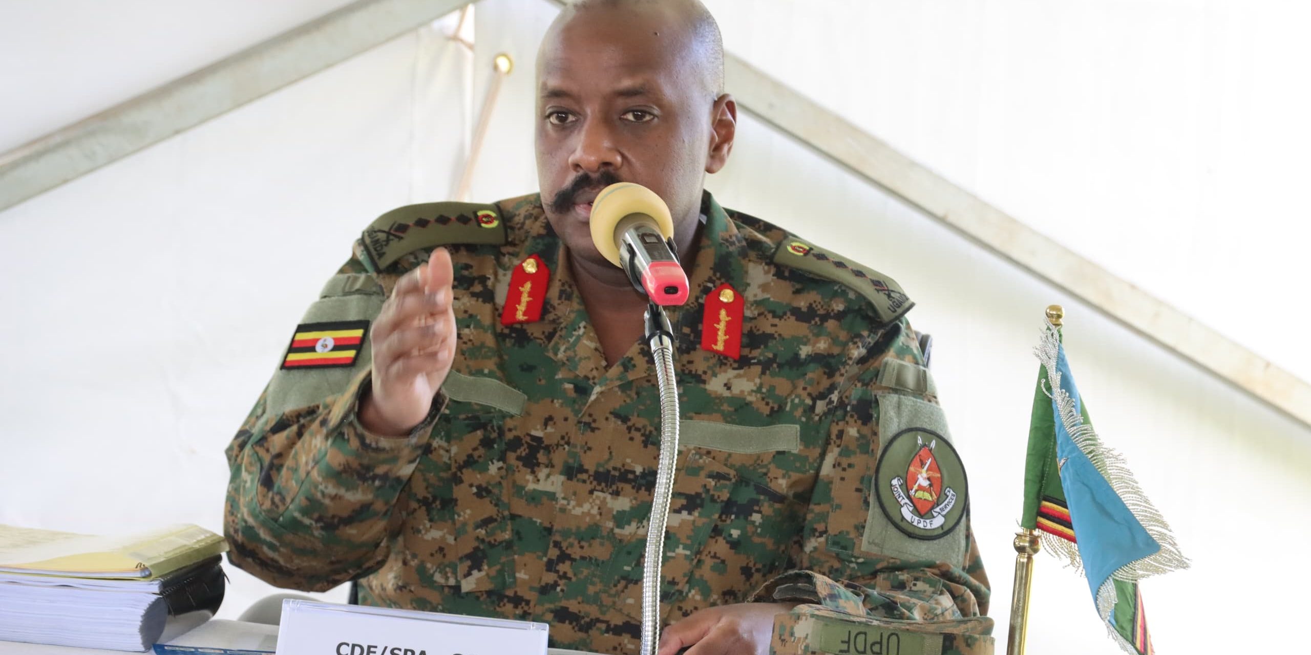 CDF Muhoozi Kainerugaba Urges Troops to Always Leave a Positive and Indelible Impact on UPDF