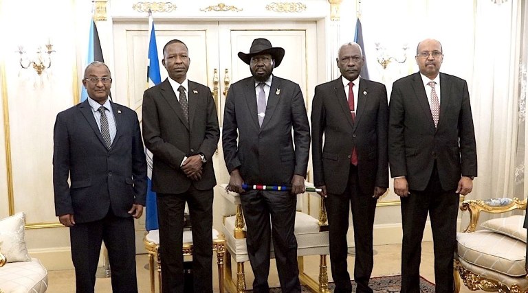 South Sudan Kiir, Sudanese Officials Discuss Peace and Humanitarian Aid