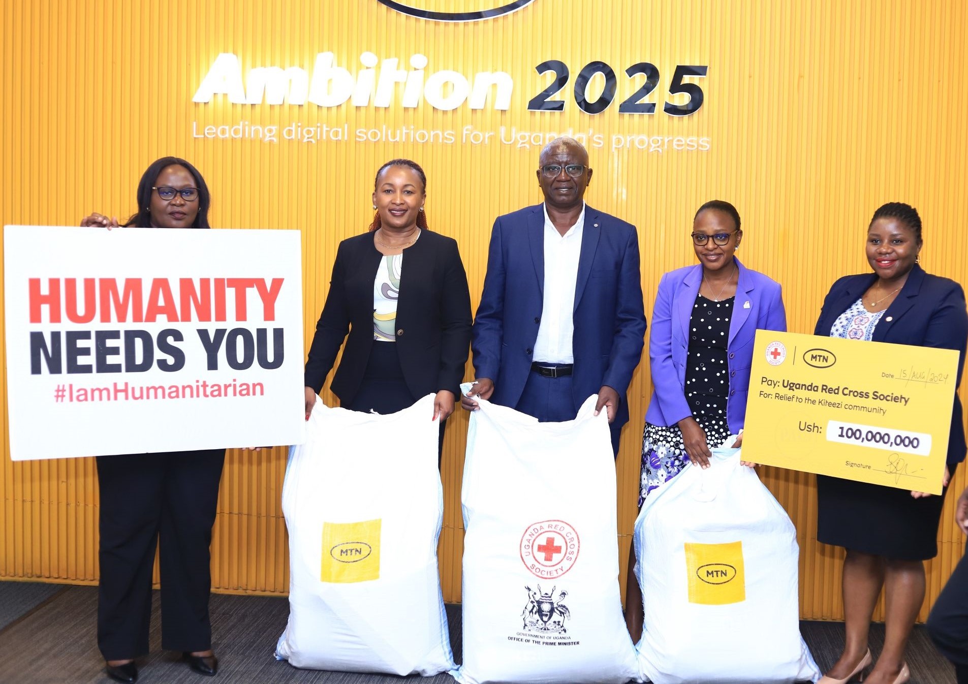 MTN Foundation Extends UGX 100M Support to Kiteezi Garbage Landfill Victims