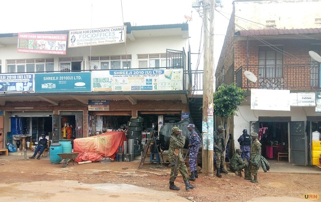 Police, UPDF Maintain Heavy Deployment at FDC Offices in Rukungiri