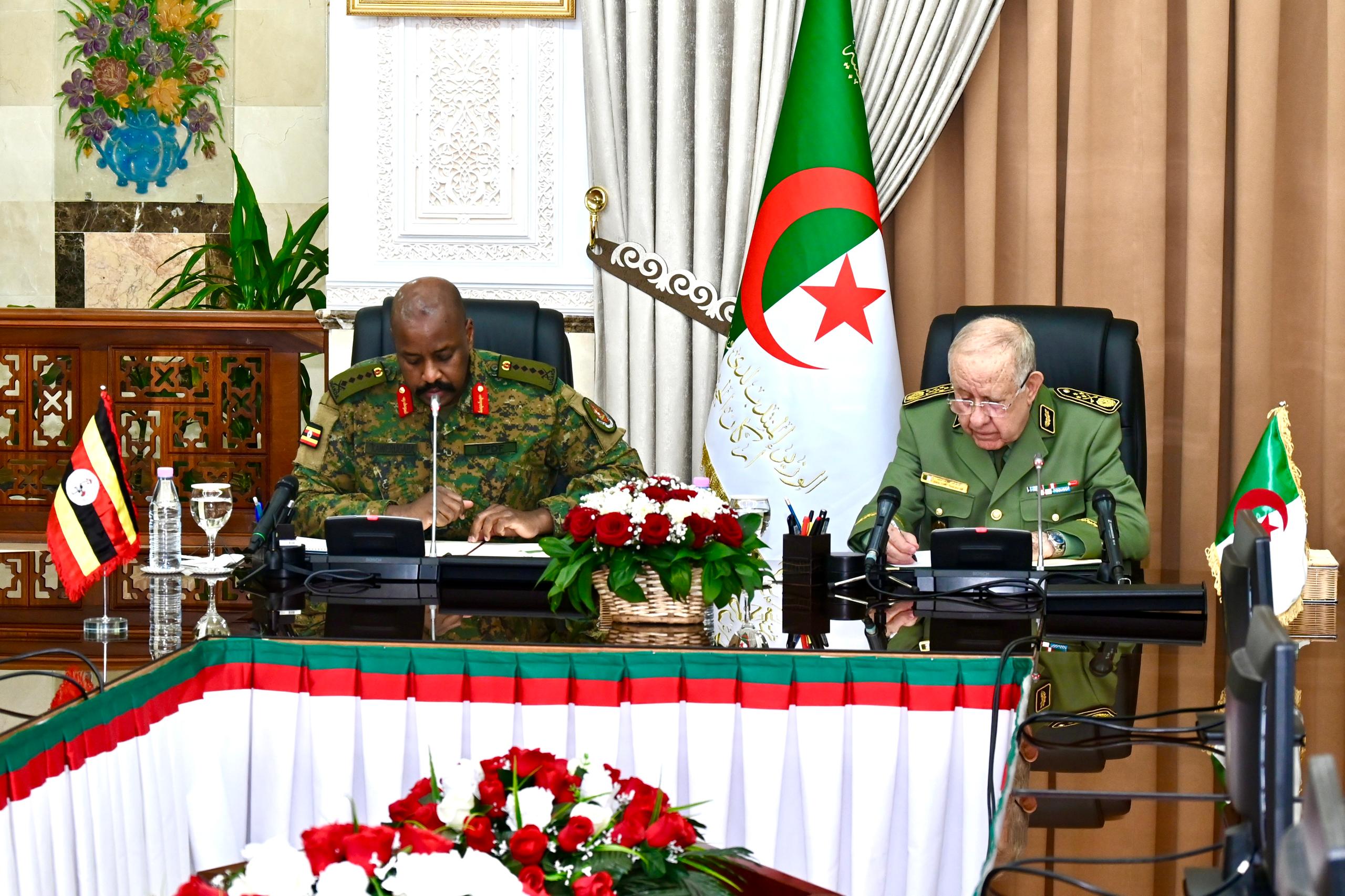 Gen Kainerugaba Moves to Strengthen Military Ties with Algeria