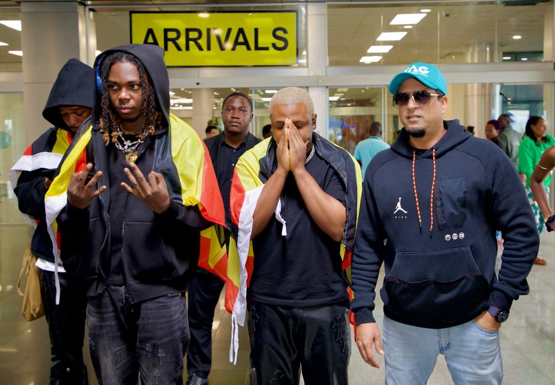 Nigerian Stars Land In Entebbe for Kampala’s East Side Tour Show